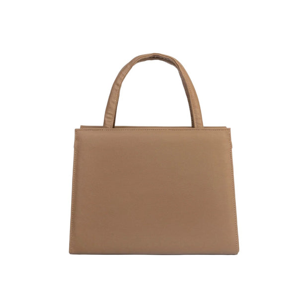 Zentil Elegant Multi-Tone Shoulder Bag with Snakeskin Texture Finish